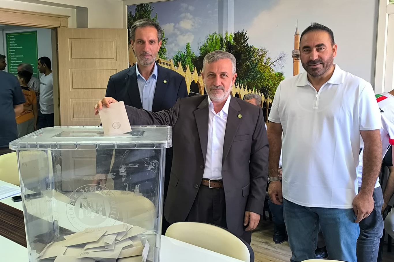  HÜDA PAR Eyyübiye'de görev değişimi