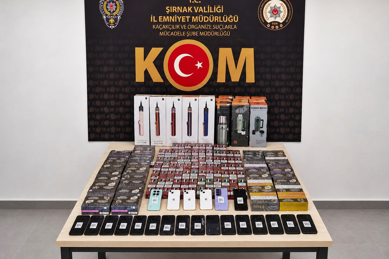 ŞIRNAK'TA ASAYİŞ OPERASYONLARINDA 37 TUTUKLAMA