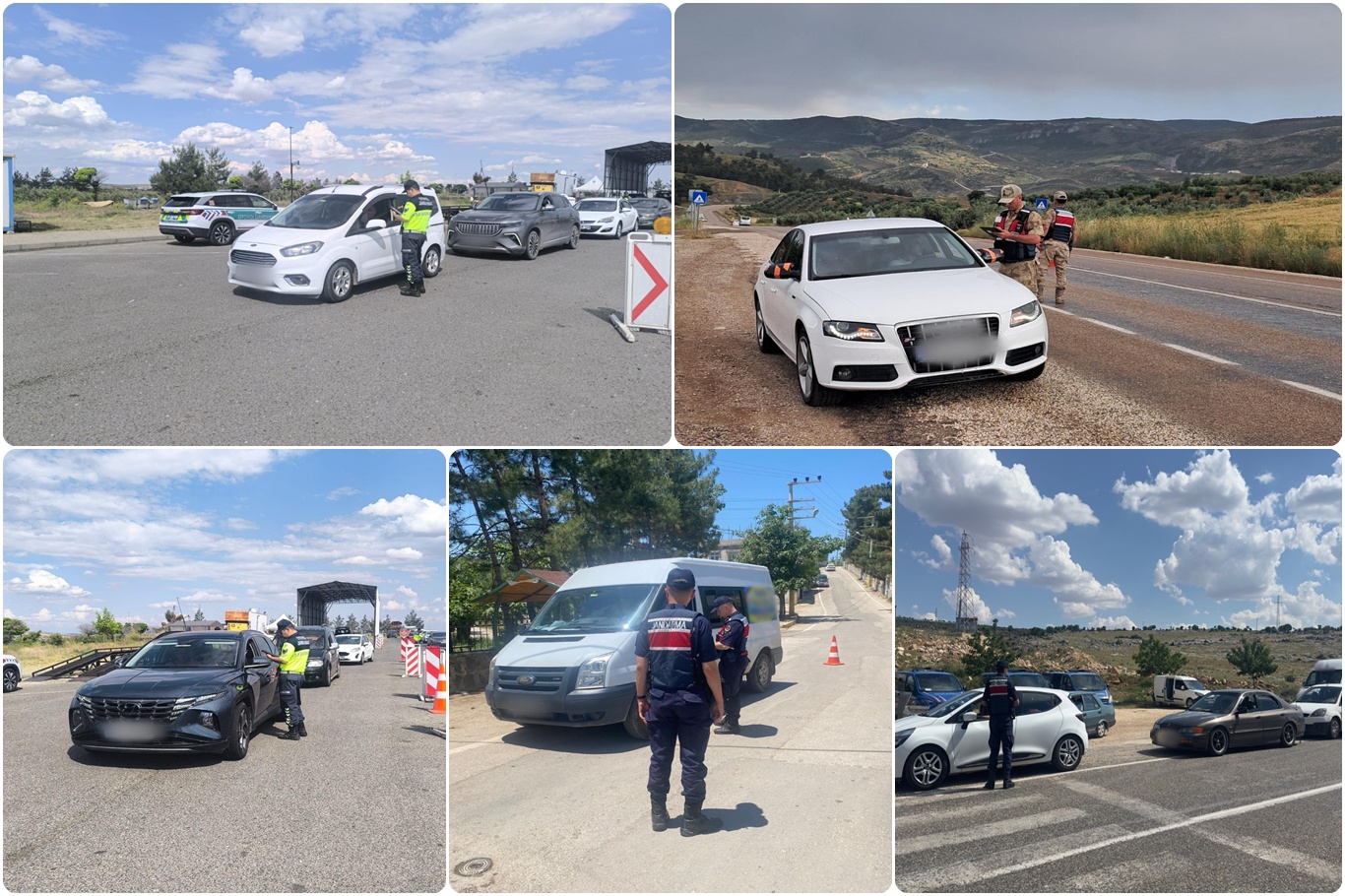 Gaziantep'te yol kontrol uygulaması: 74 aranan şahıs yakalandı