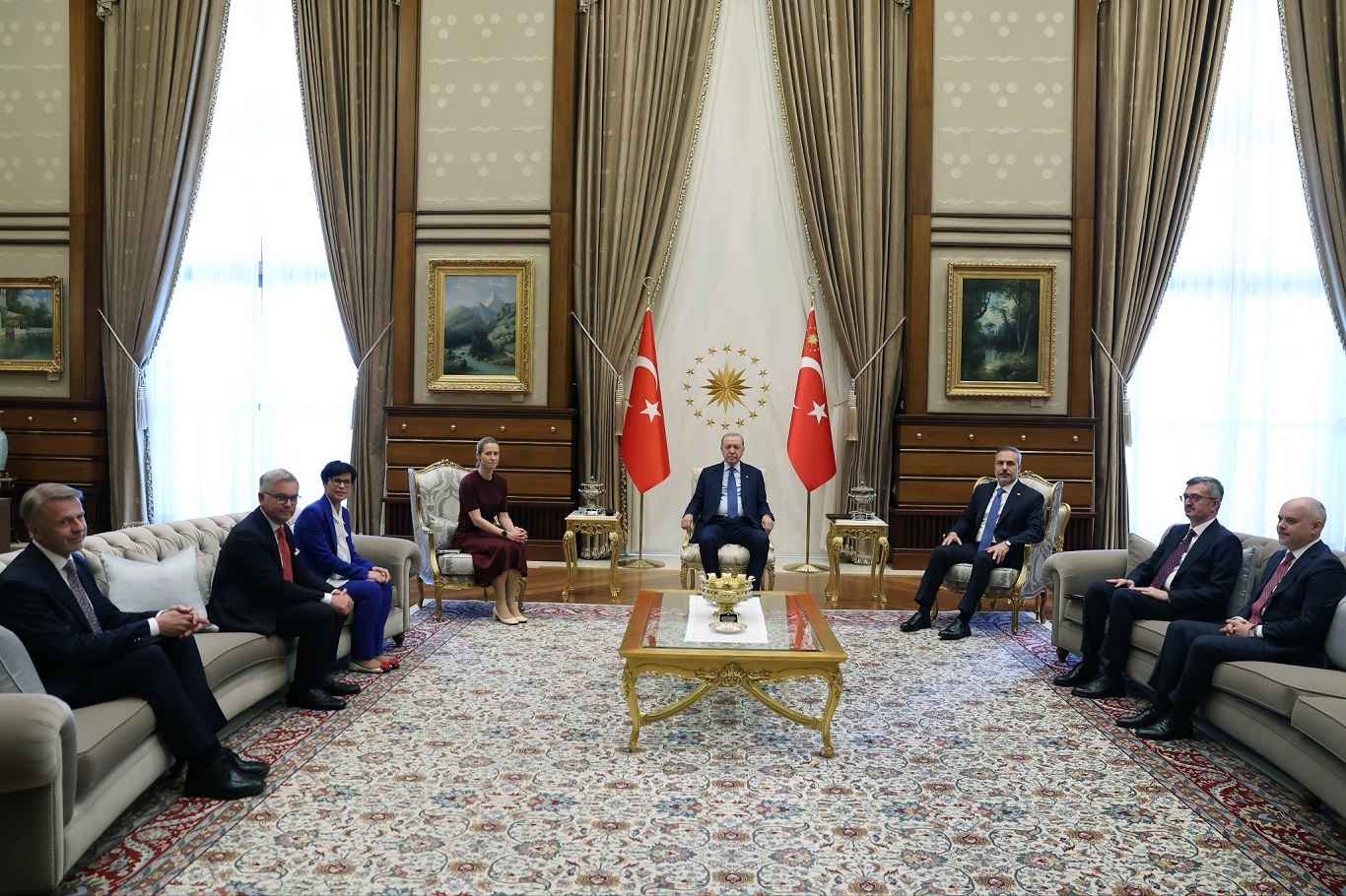 President Erdoğan hosts high-level EU delegation in Ankara