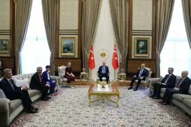 President Erdoğan hosts high-level EU delegation in Ankara