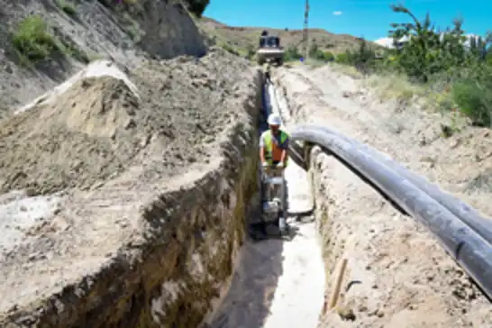 Kuluncak'ın yeni içme suyu hattı tamamlanma aşamasına geldi