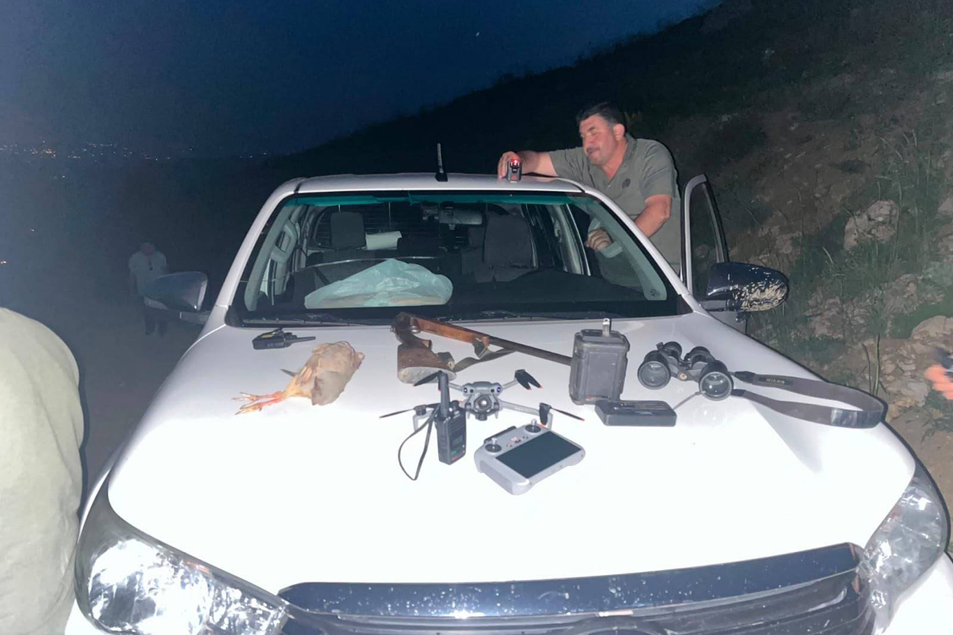 Malatya'da kaçak avcılar suçüstü yakalandı