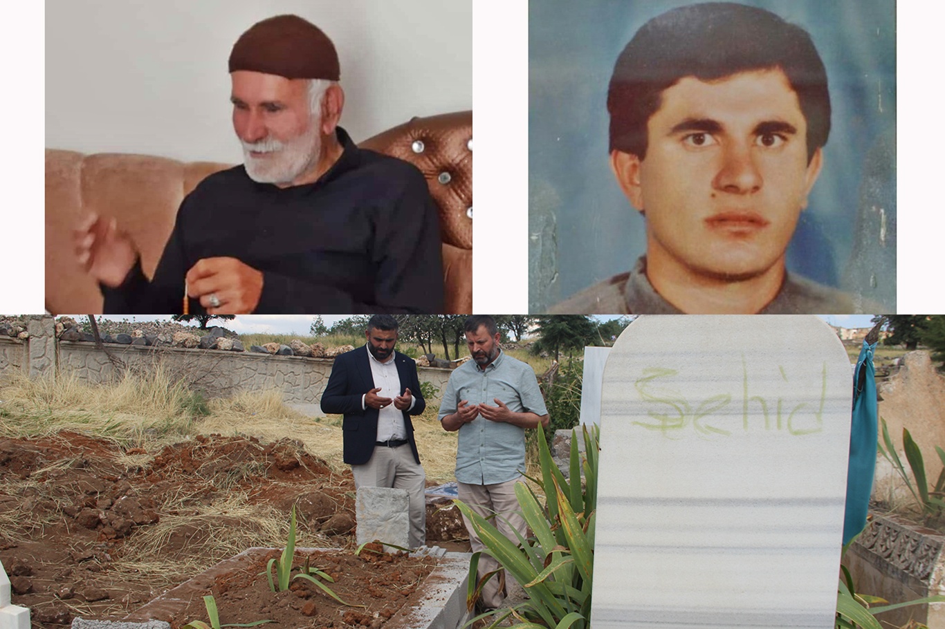 ŞEHİT BABASI SEYYİD MUSTAFA BOZKURT, ŞEHİD OĞLUNUN YANINA DEFNEDİLDİ
