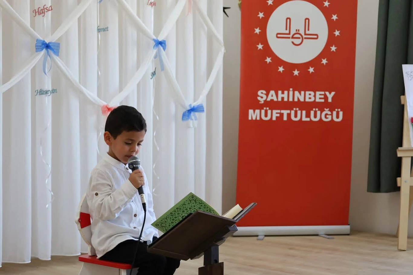 Gaziantep'te 4-6 yaş Kur’an kurslarında eğitim alan öğrenciler ödüllendirildi