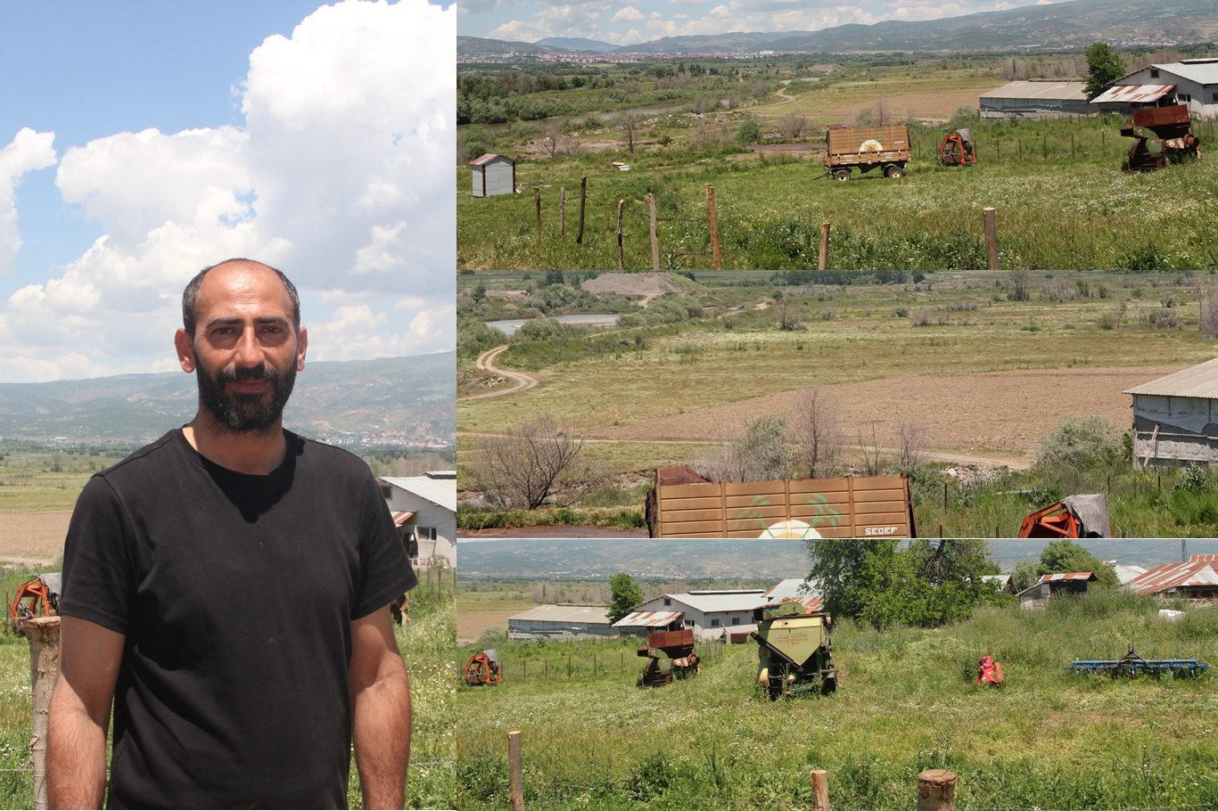 Bingöl’de tarımsal üretimle uğraşan Hasan Gökalp