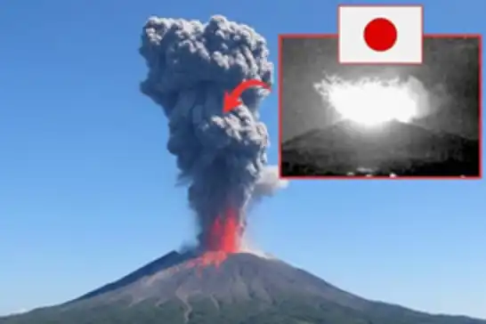 Sakurajima Volkanı'nda şiddetli patlama: Gökyüzü kül bulutuyla karardı