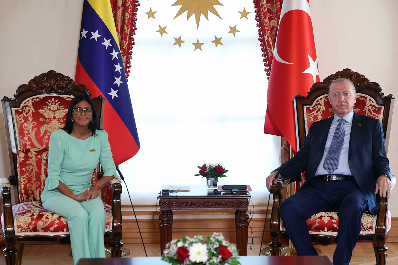 Erdoğan receives Venezuela’s Acting President Delcy Rodríguez in Istanbul