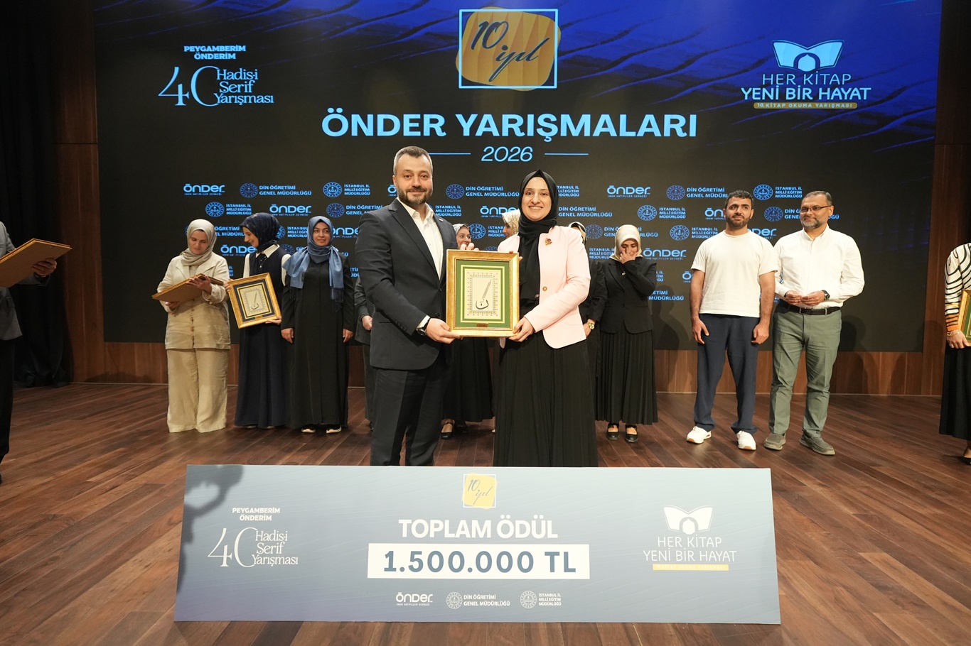 ÖNDER hadis ve kitap okuma yarışmasında ödüller sahiplerini buldu 