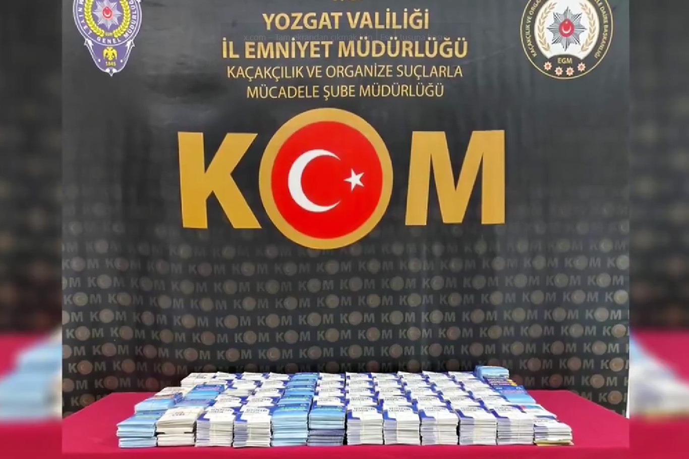Yozgat’ta operasyon: 2 bin 362 yurt dışı menşeli SIM kart ele geçirildi