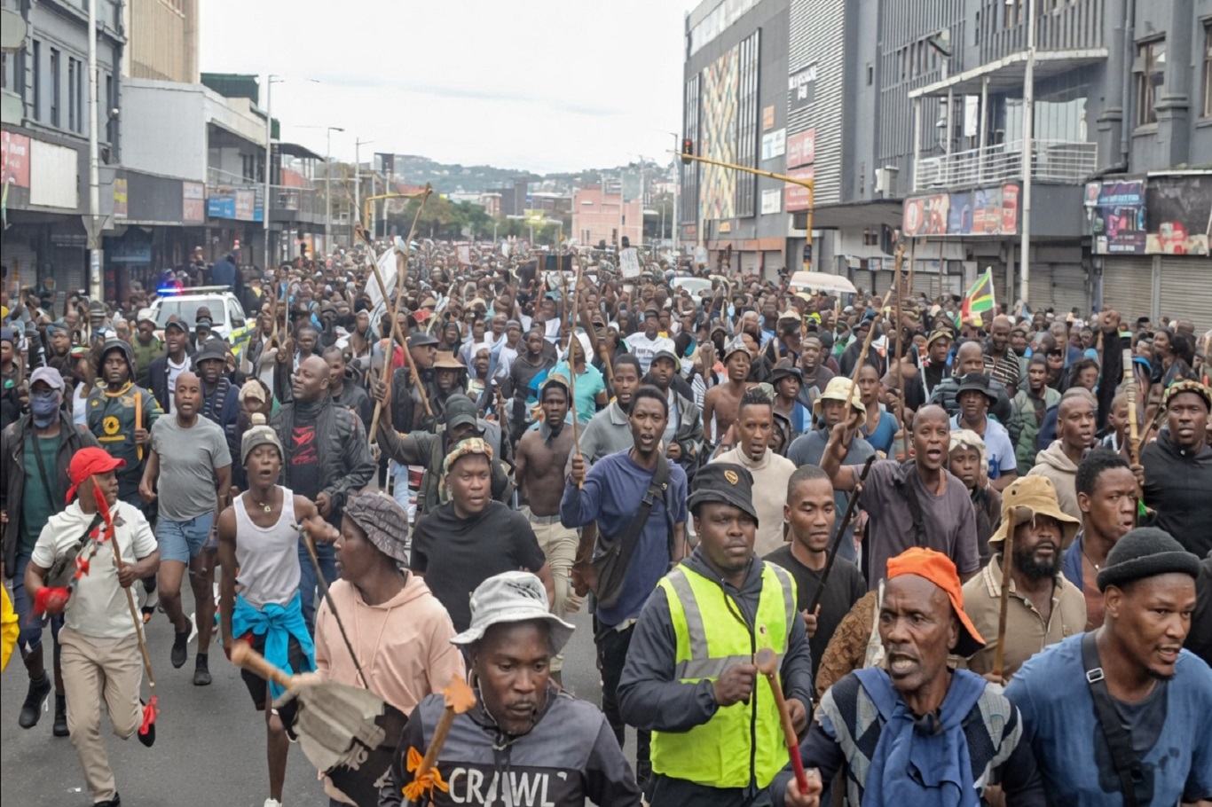 Thousands march across South Africa demanding deportation of undocumented migrants