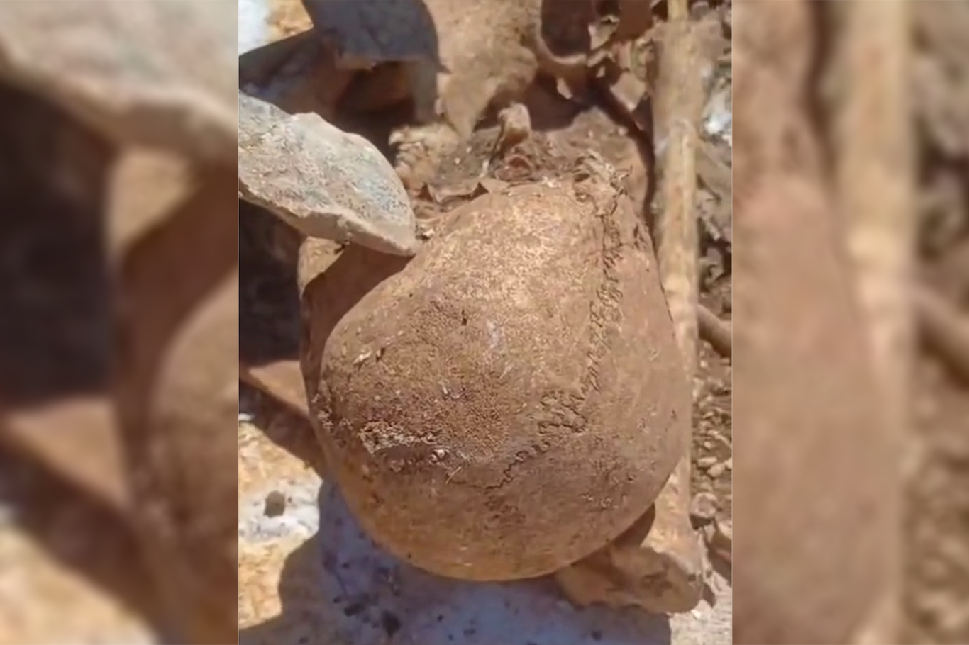 Malatya'da TOKİ inşaatı kazısında insan kemikleri bulundu
