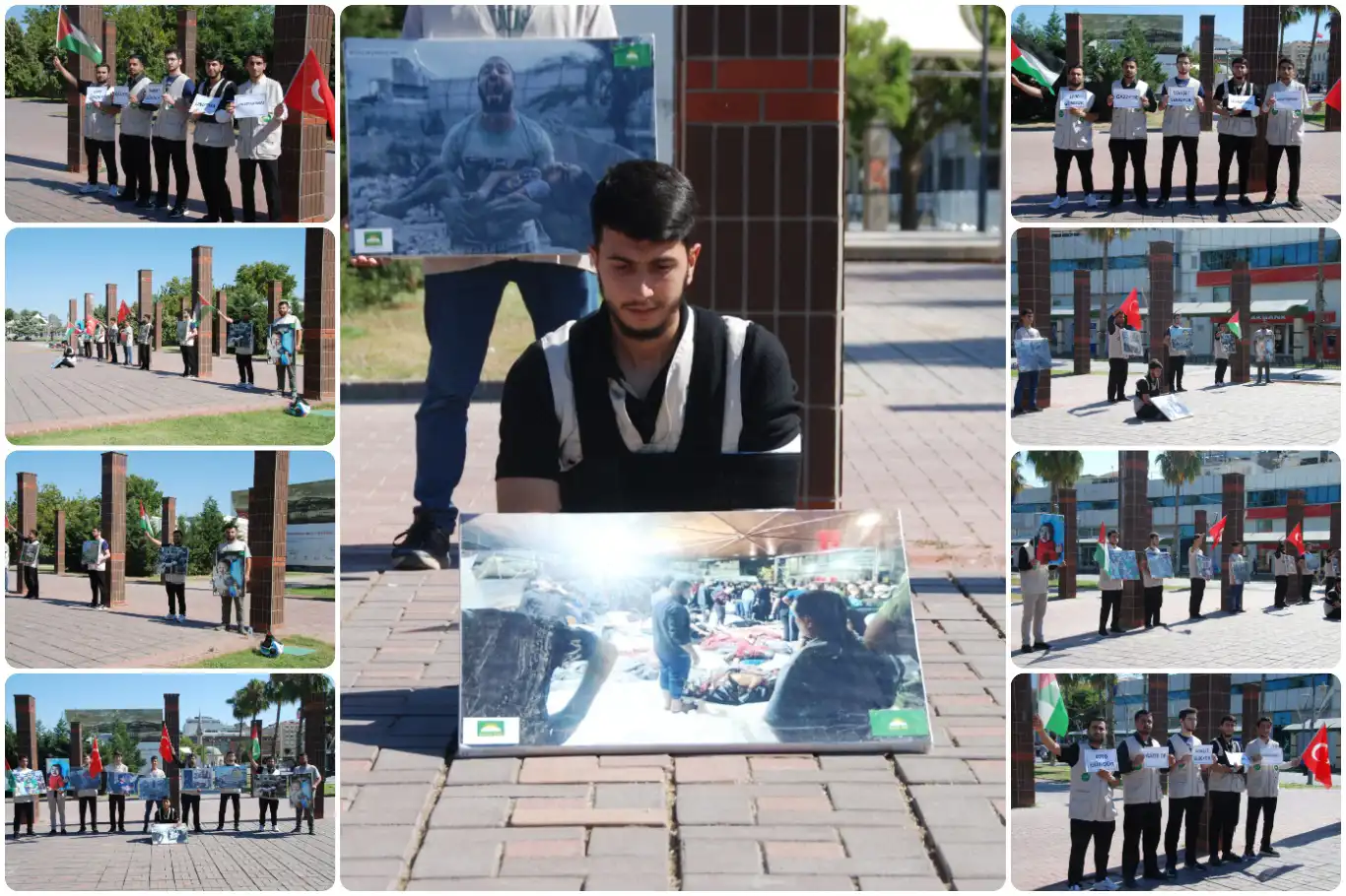 HÜDA PAR İzmir Gençlik Kolları'ndan Gazze için farkındalık etkinliği