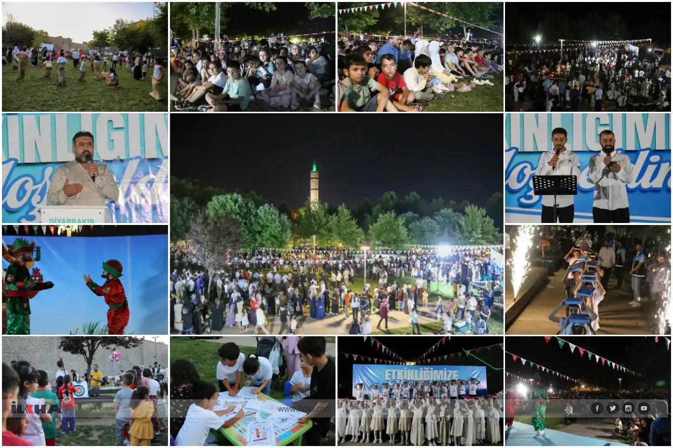 منداڵان و خێزانەکان لە چالاکیی پارکەکەی بزووتنەوەی بانگەوازی و گەنجان کۆبوونەوە