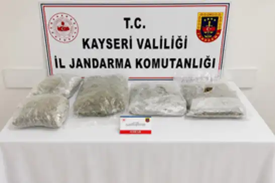 Kayseri'de 5 kilogram kubar esrar ele geçirildi