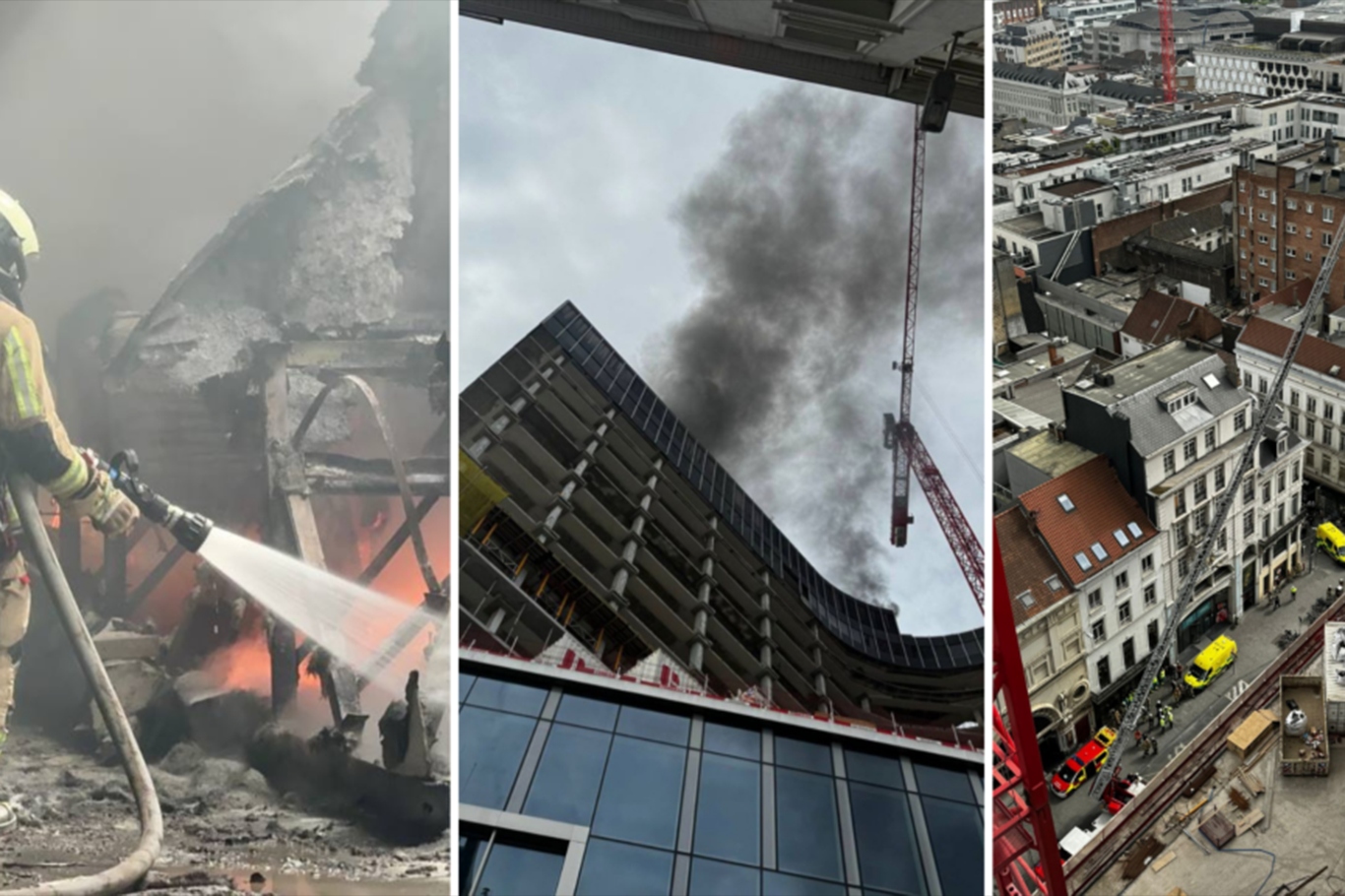 Two killed, four missing in Brussels high-rise fire