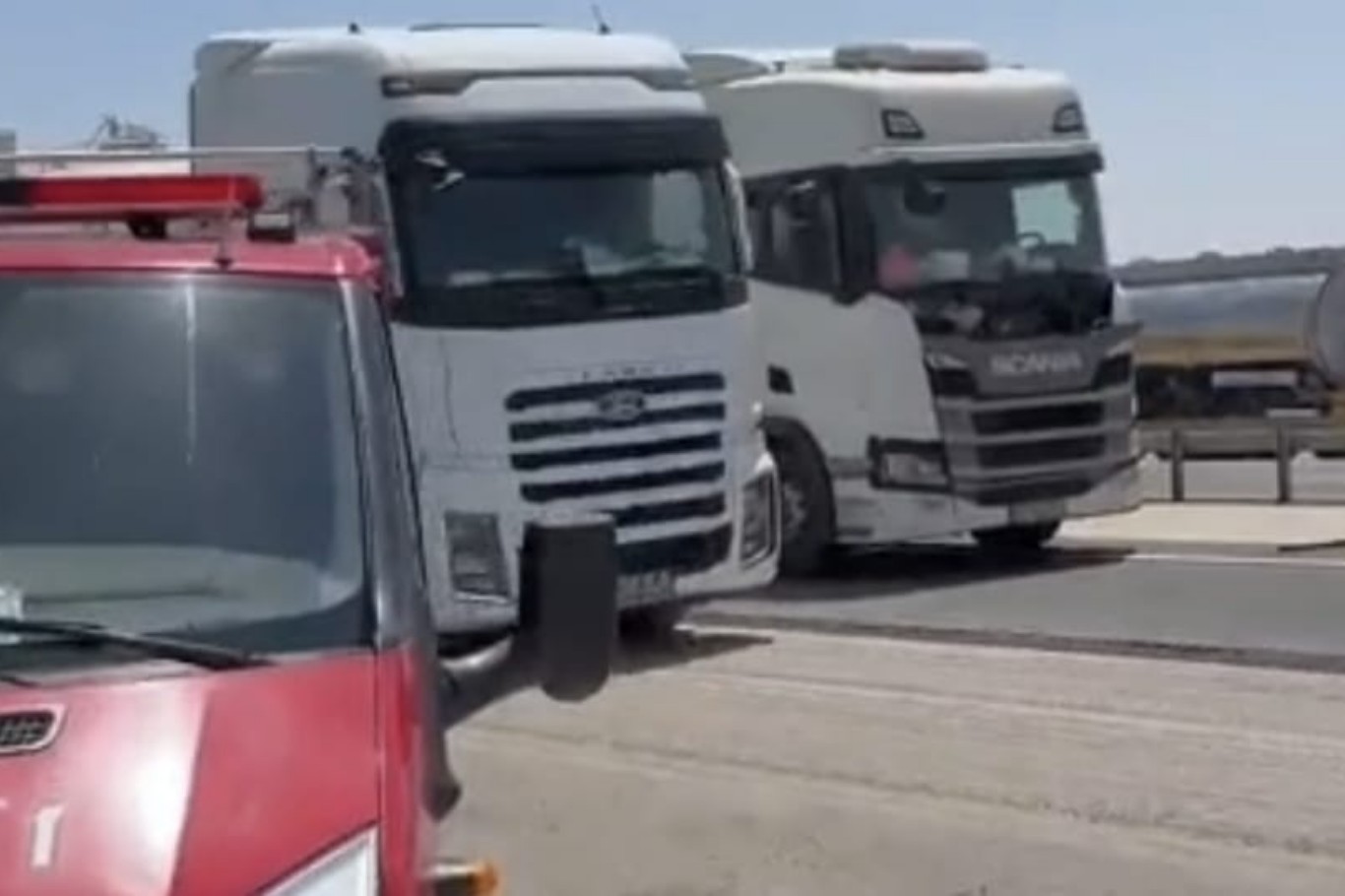 Mardin’de zincirleme trafik kazası: 1 yaralı