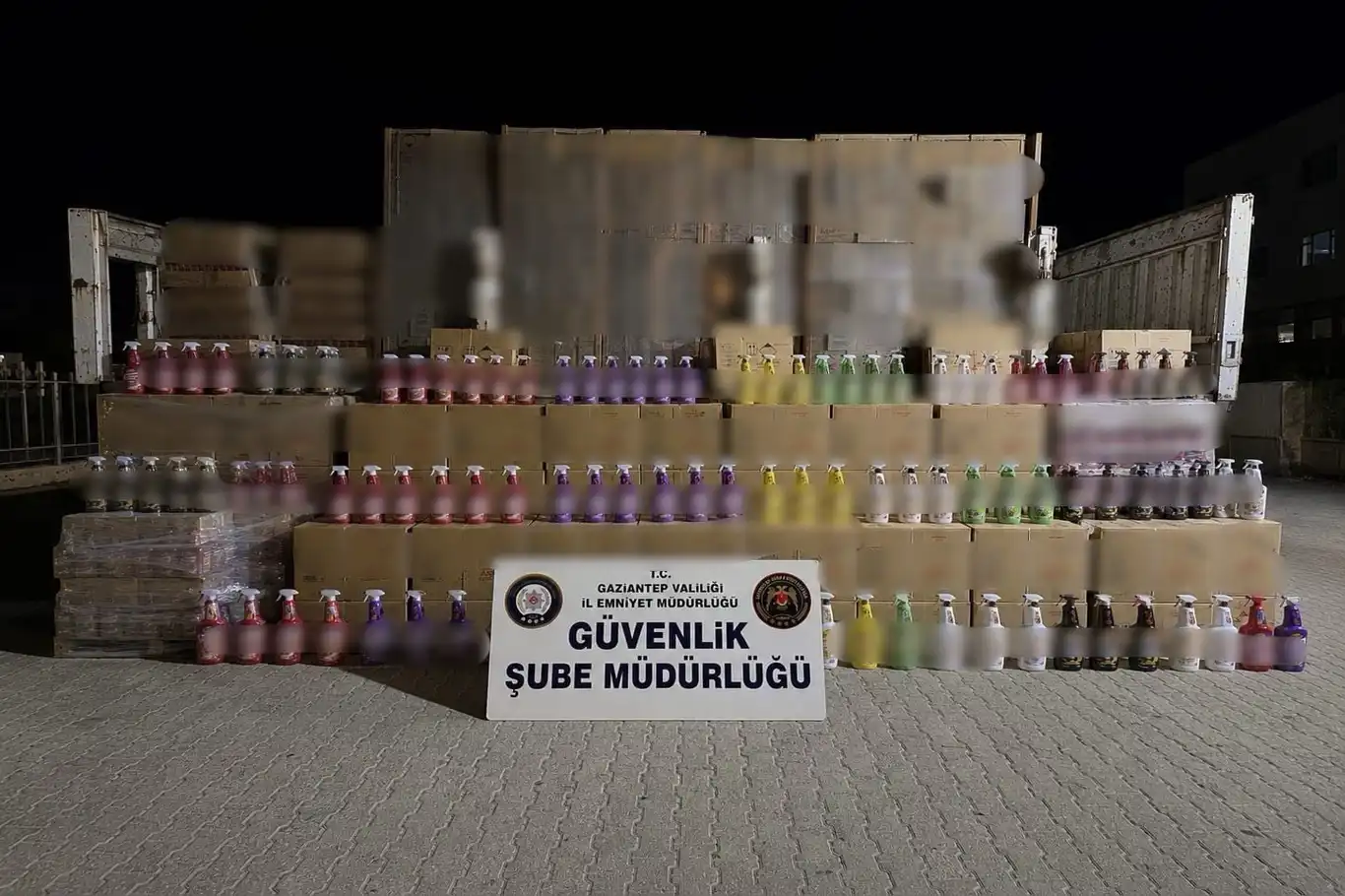 Gaziantep'te sahte temizlik ürünü ele geçirildi