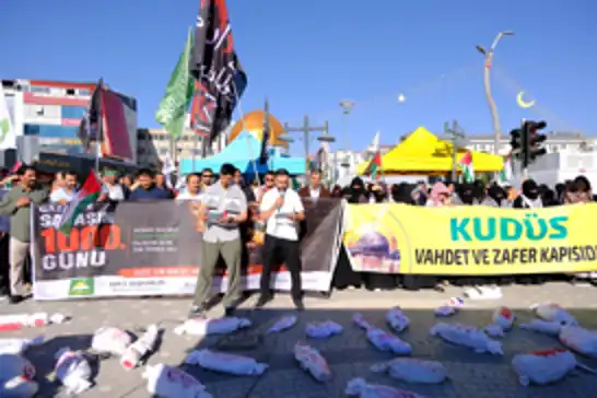 HÜDA PAR Van İl Başkanlığı’ndan Gazze’de 1000 gündür devam eden saldırılara ilişkin açıklama