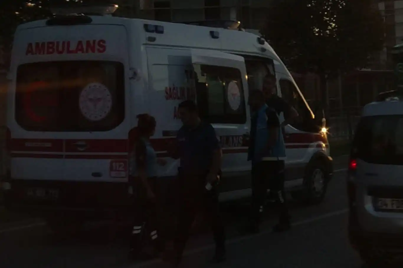 Malatya'da hafif ticari araç aydınlatma direğine çarptı: 2 yaralı