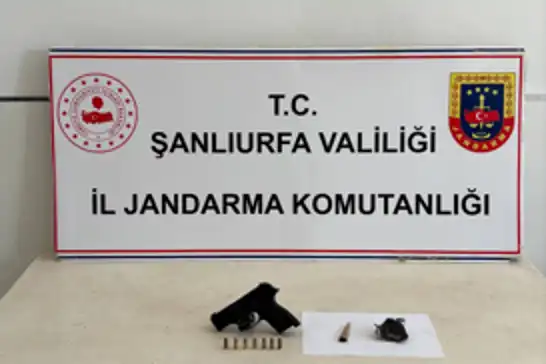 Şanlıurfa’da uyuşturucu ve ruhsatsız tabanca ele geçirildi