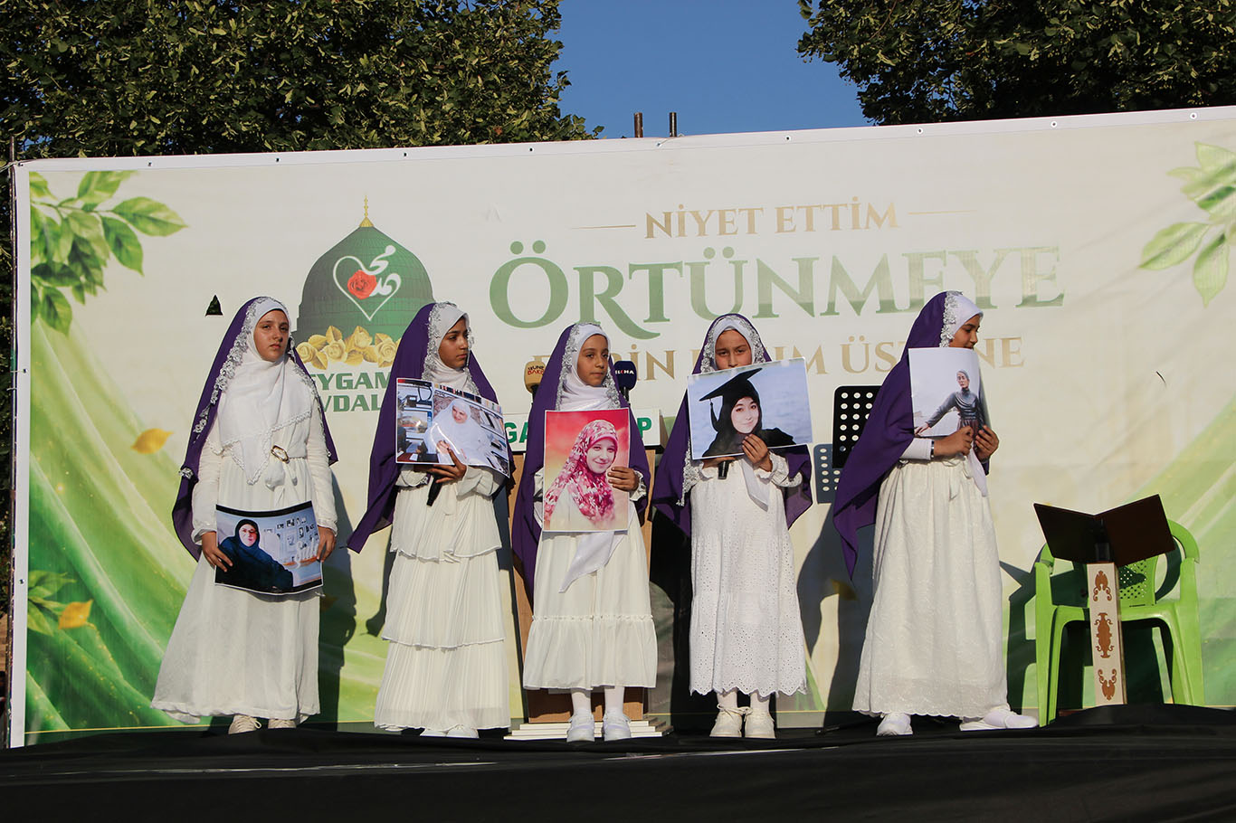 Gaziantep'te "Niyet Ettim Örtünmeye, Emrin Başım Üstüne" etkinliği düzenlendi