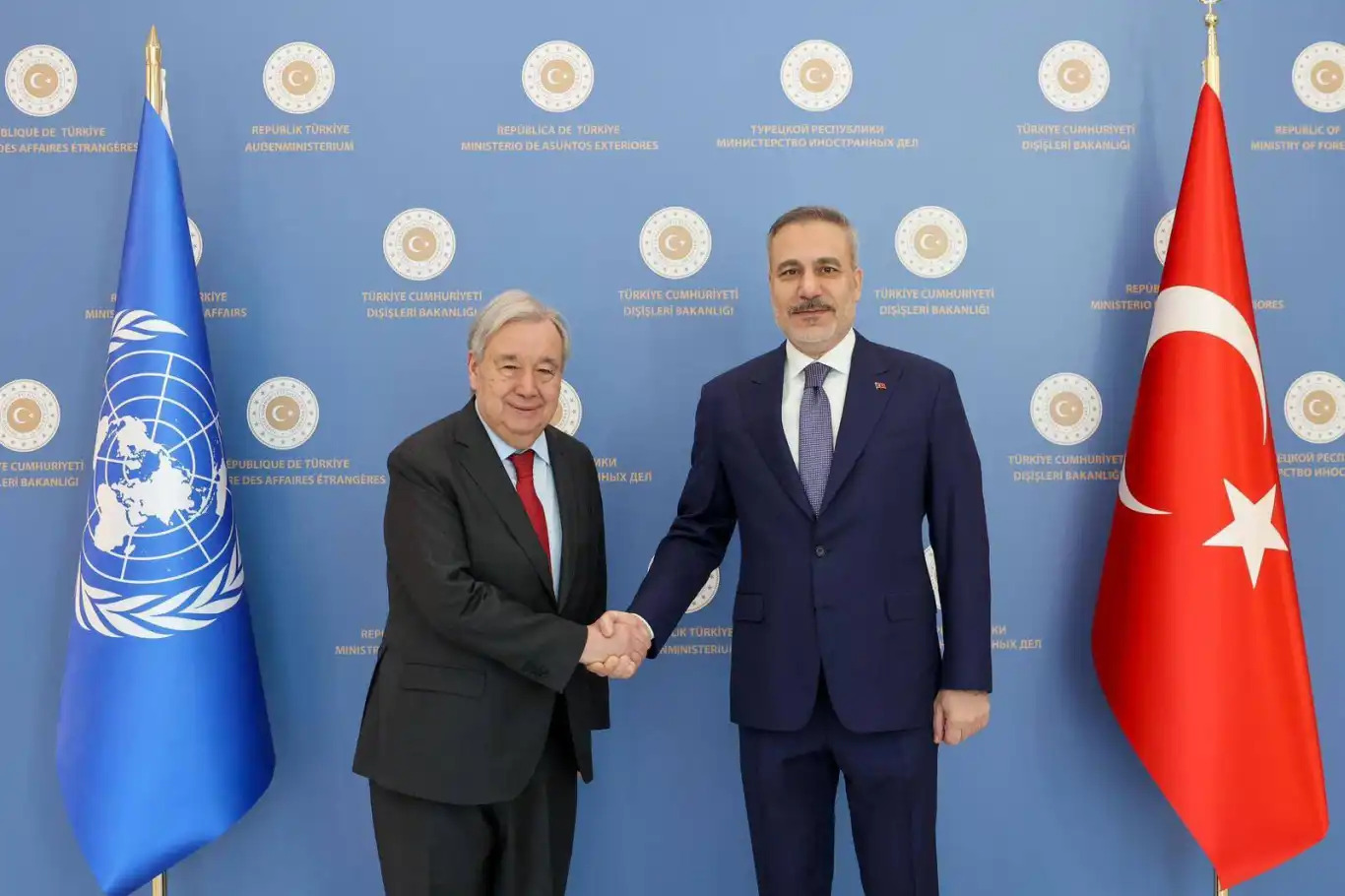 Fidan and Guterres discuss Syria, Cyprus peace efforts in phone call