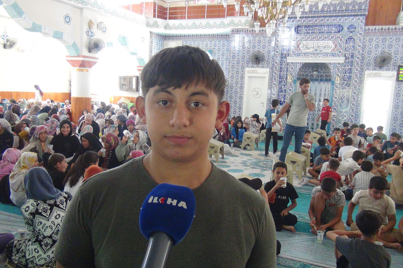 Gaziantep yaz Kur'an kursu öğrencilerine çiğköfte ikramı