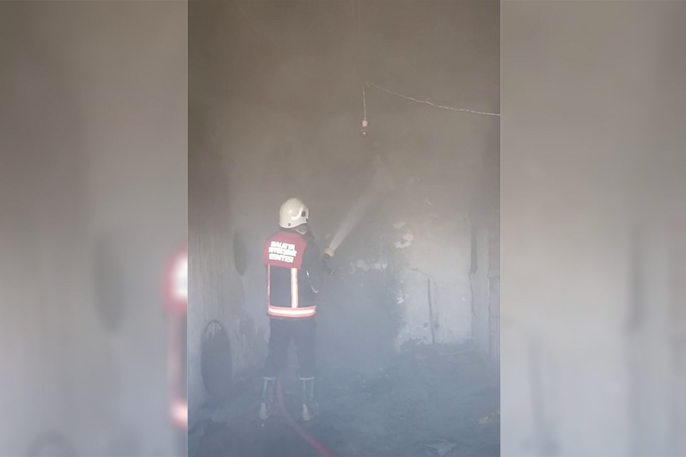 Malatya'da bir evde çıkan yangın maddi hasara yol açtı