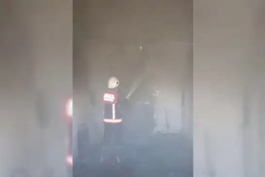 Malatya'da bir evde çıkan yangın maddi hasara yol açtı