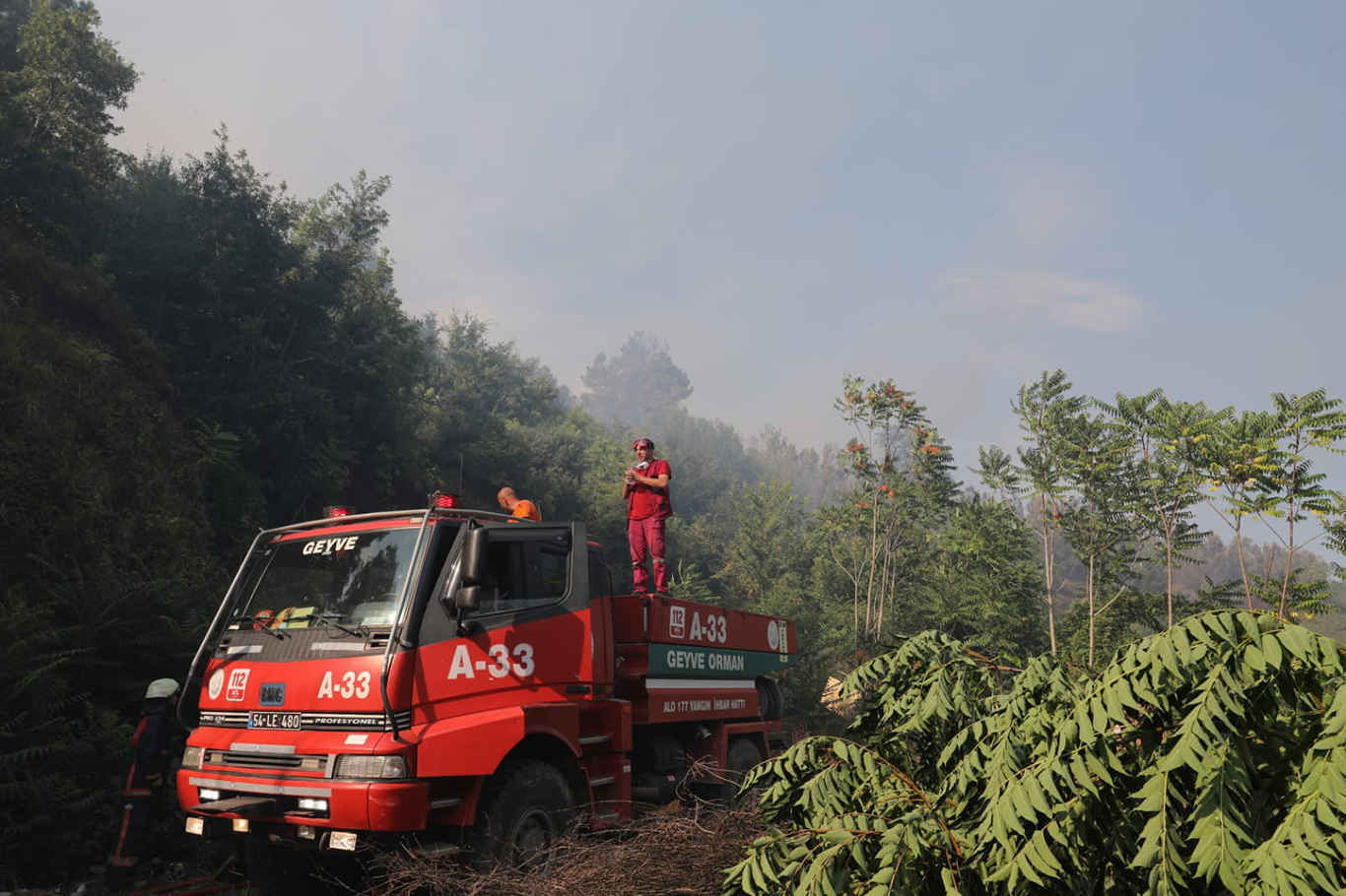 Hewldanên vemirandina şewata daristanê ya ku doh bi şev li Mûxlayê dest pê kir berdewam dikin