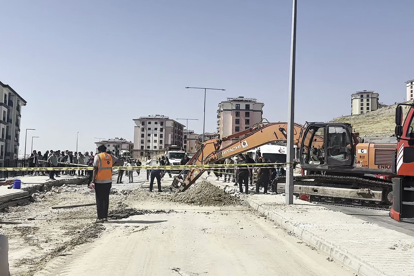 Malatya'da yol çalışması sırasında göçük: 2 ölü
