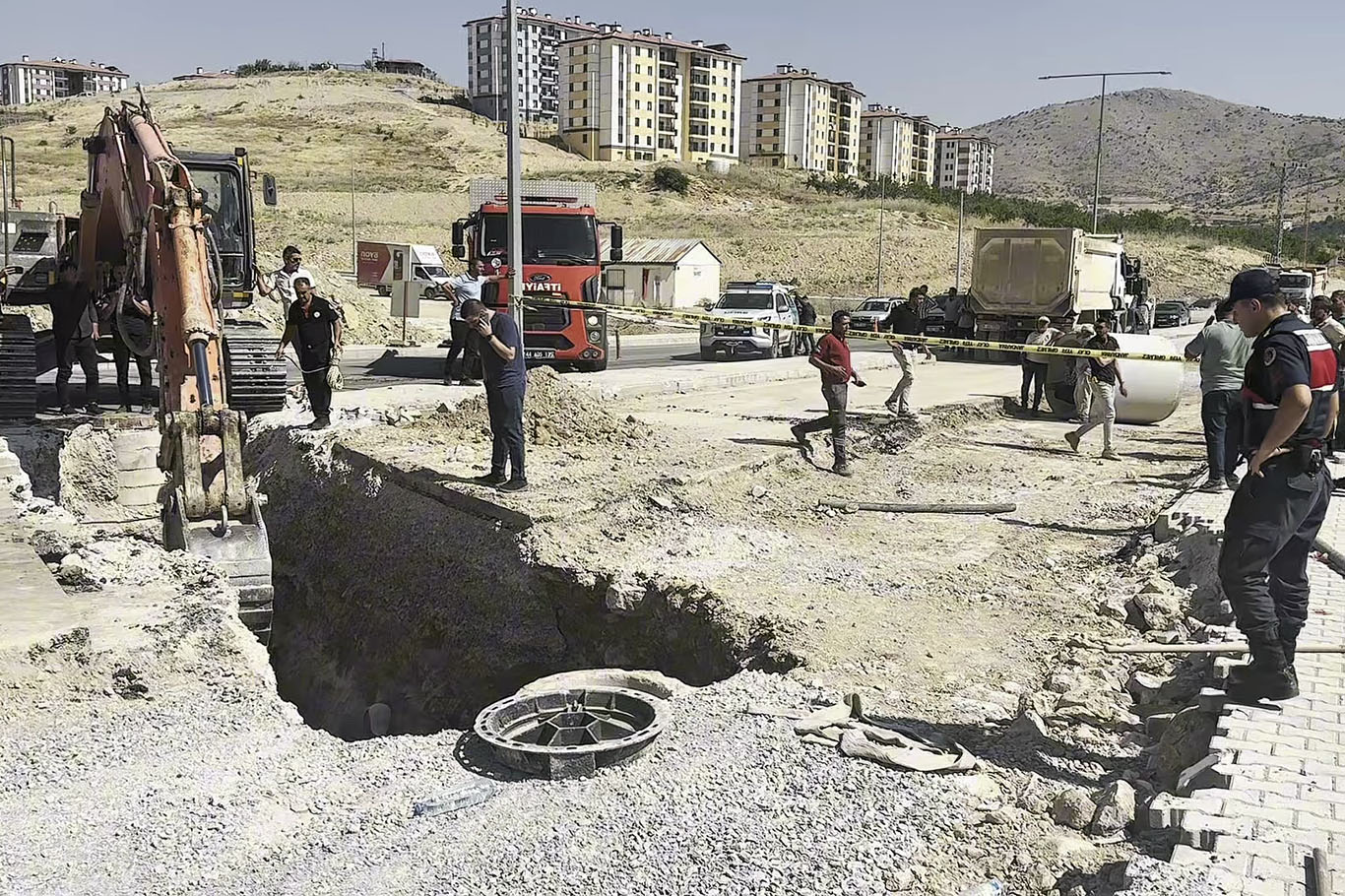 Malatya'da yol çalışması sırasında göçük: 2 ölü