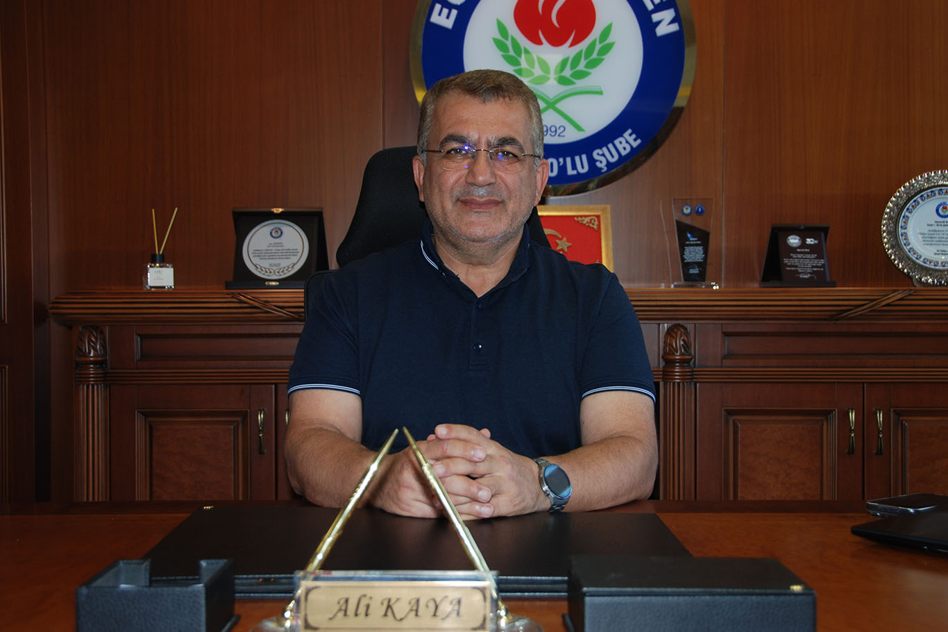 Eğitim Bir-Sen İzmir 1 No'lu Şube Başkanı Kaya