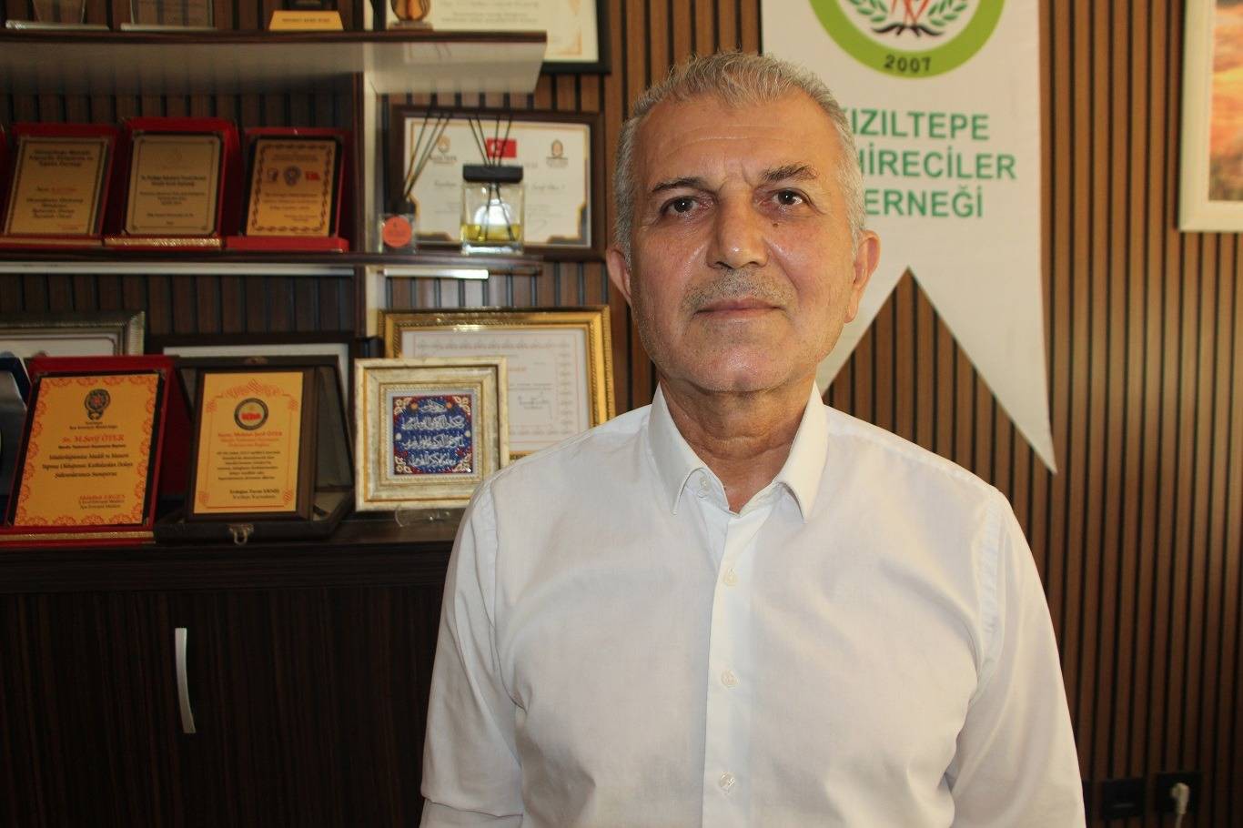 Mardin Zahireciler ve Hububatçılar Derneği Başkanı Mehmet Şerif Öter 