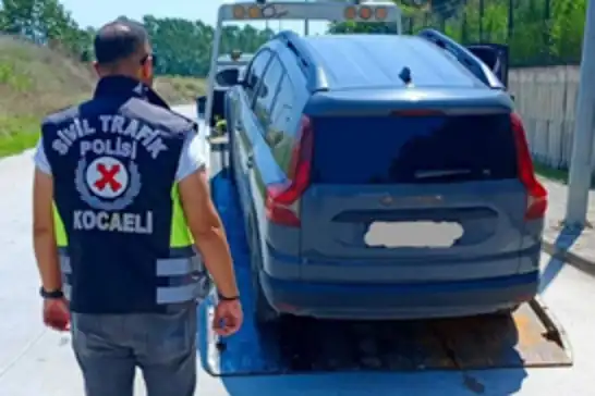 Kocaeli'de korsan taşımacılık yapan sürücüye 200 bin lira ceza