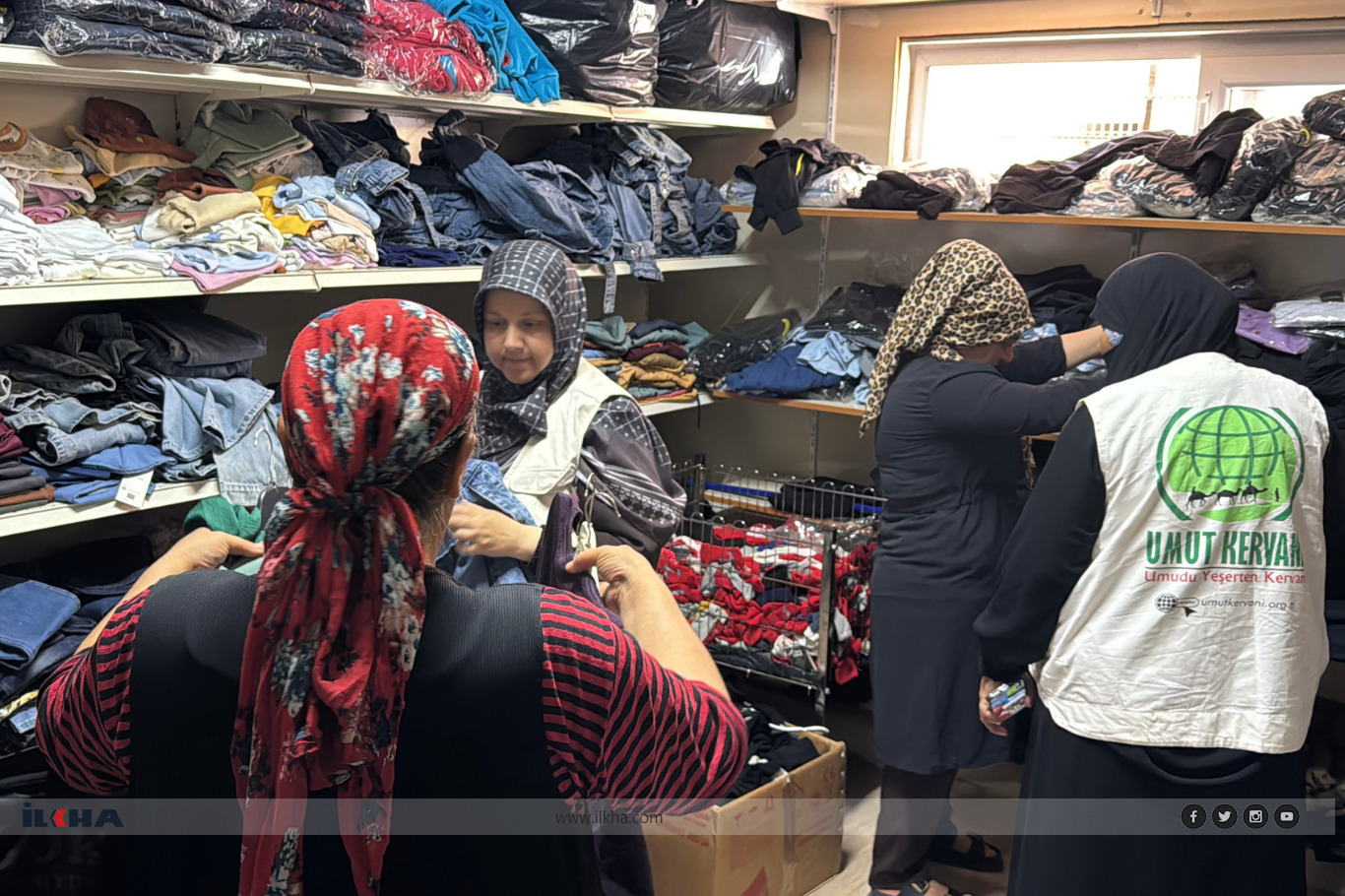 Hope Caravan delivers monthly food and clothing aid to needy families in Adana
