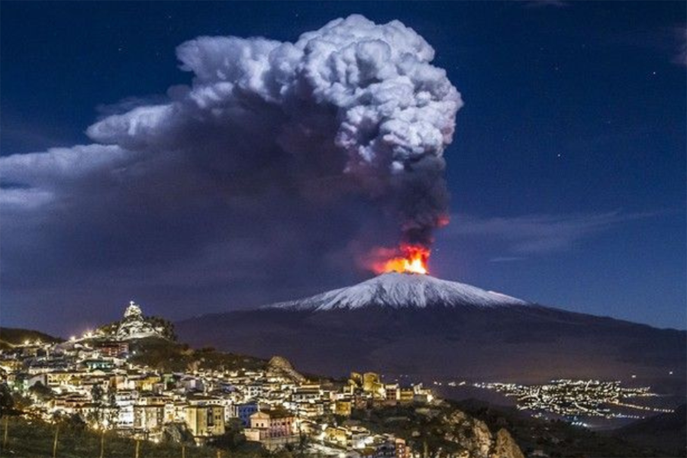 Mount Etna sends massive ash cloud over Sicily, causing travel chaos