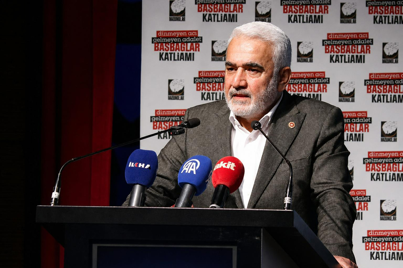 HÜDA PAR leader urges renewed investigation into Başbağlar Massacre on 33rd anniversary