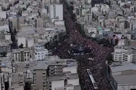 خامنەیی ڕێبەری باڵای شۆڕشی ئیسلامی لە تاران ماڵئاوایی لە گەڵ دەکرێت