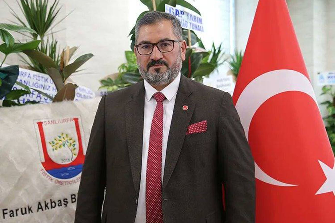 Şanlıurfa Fıstık Üreticileri Birlik Başkanı Faruk Akbaş