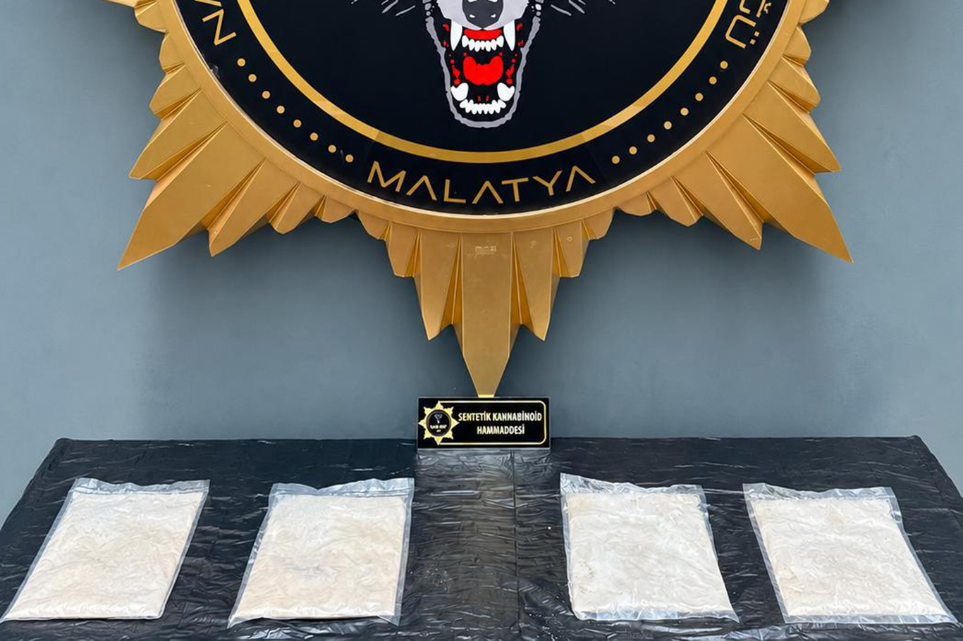 Malatya'da 202 kiloluk sentetik uyuşturucu engellendi