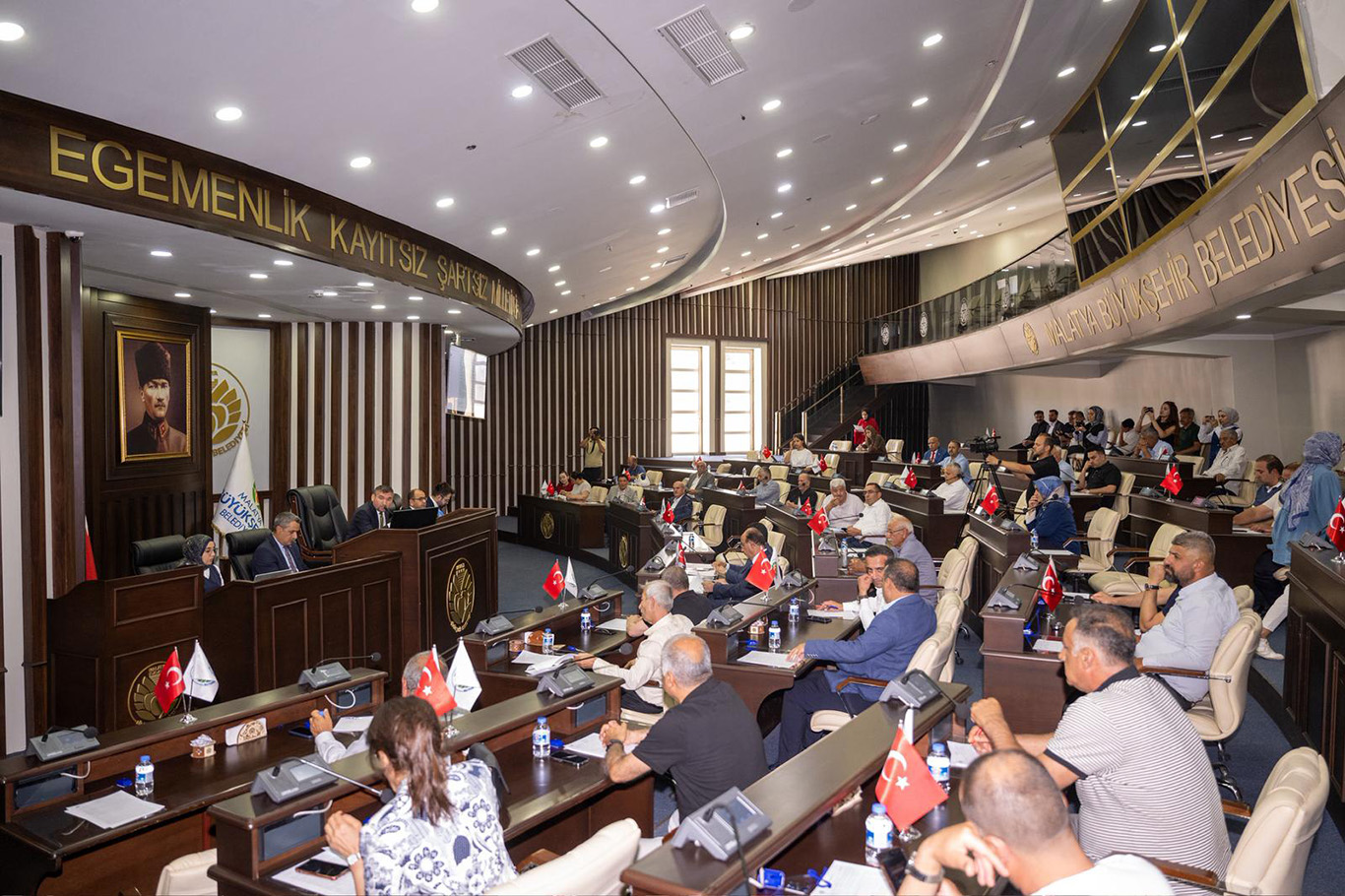 Malatya Büyükşehir Belediyesi Meclis Toplantılarının birleşimi yapıldı