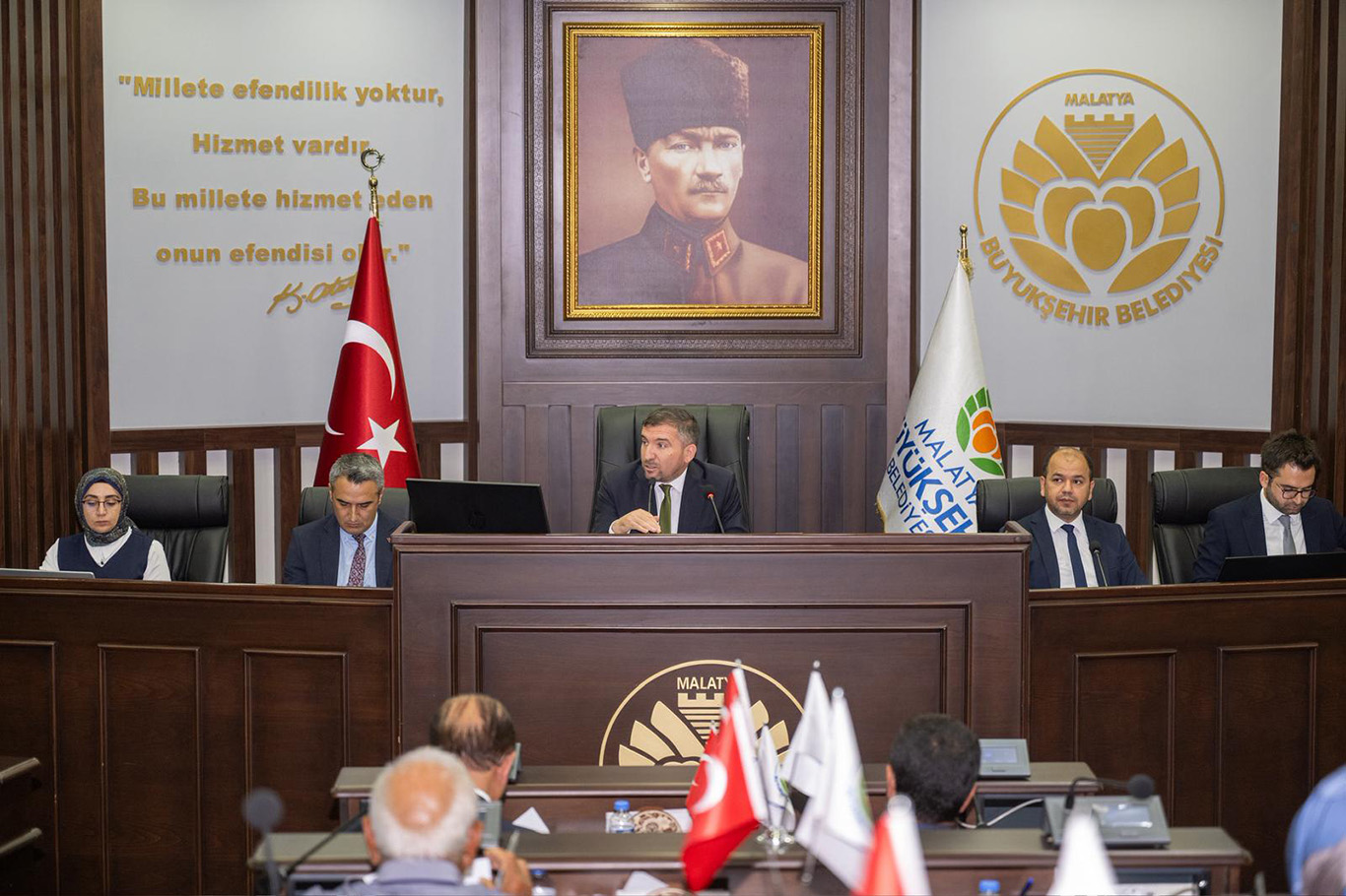 Malatya Büyükşehir Belediyesi Meclis Toplantılarının birleşimi yapıldı