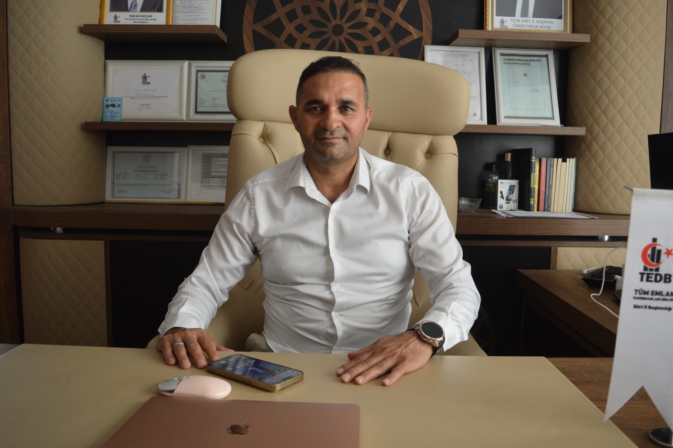 TEDB Siirt İl Temsilcisi Sevgi: İnşaat sektörü dip seviyelerini yaşıyor