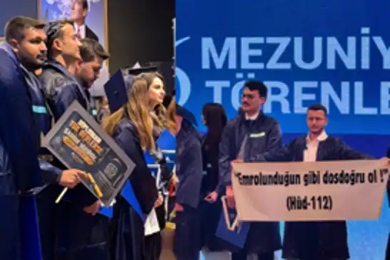 Mezuniyette ayete tahammülsüzlük