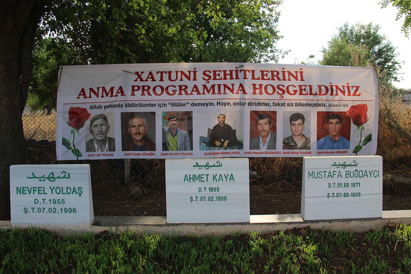 Xatuni şehidleri mezarları başında yad edildi