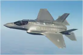 فڕۆکەیەکی جەنگی F-35B لە ئەمریکا کەوتە خوارەوە