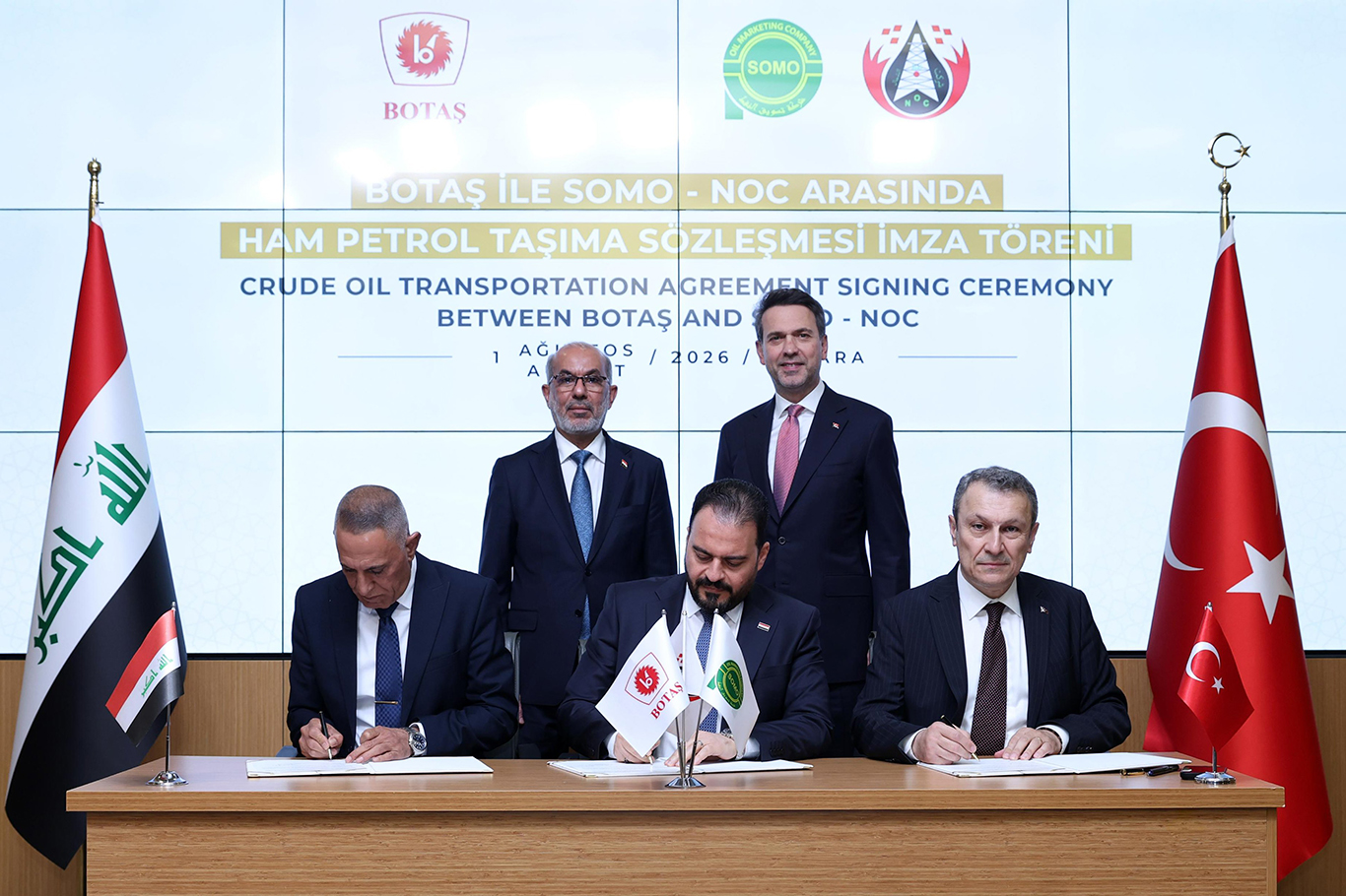 Türkiye ile Irak arasında ham petrol boru hattı için anlaşma imzalandı