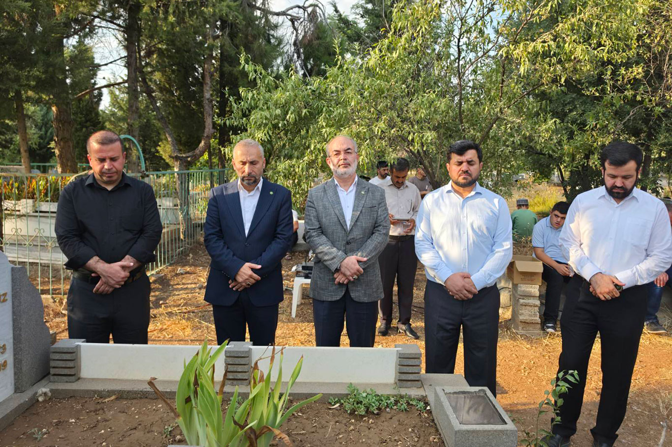 Merhum Mehmet Yavuz, vefatının 7. yılında kabri başında dualarla yad edildi